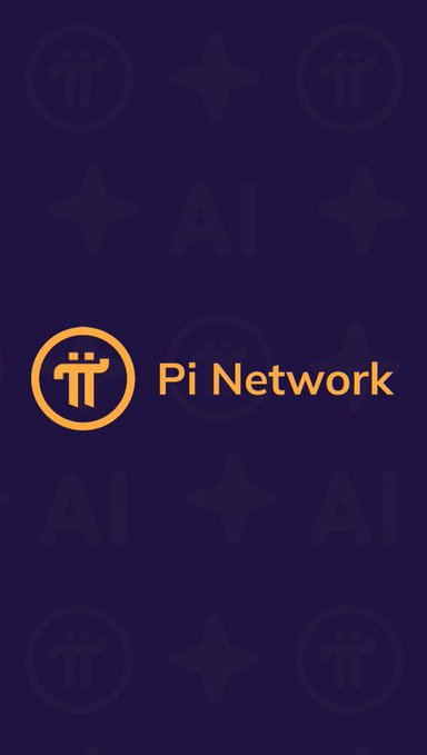 The image features a dark blue background with the Pi Network logo and name in orange, alongside faint repeating patterns of the logo and star shapes. This branding reinforces the post's reference to Pi Network, as Vincent McPhillip, the former Head of Community, urges Pi Pioneers that "It's almost time," signaling an upcoming milestone or launch for the cryptocurrency project.