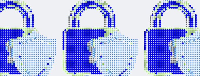 Three pixelated blue padlock icons illustrate the progression of airdrop farming exploits, with the locks becoming increasingly fortified across the sequence. The image visualizes the post's concern about large-scale farmers who spin up thousands of wallets to exploit airdrops before genuine users can benefit, highlighting the need for stronger security measures (represented by the reinforced locks) to protect ecosystems from sybil attacks and ensure rewards reach actual supporters.