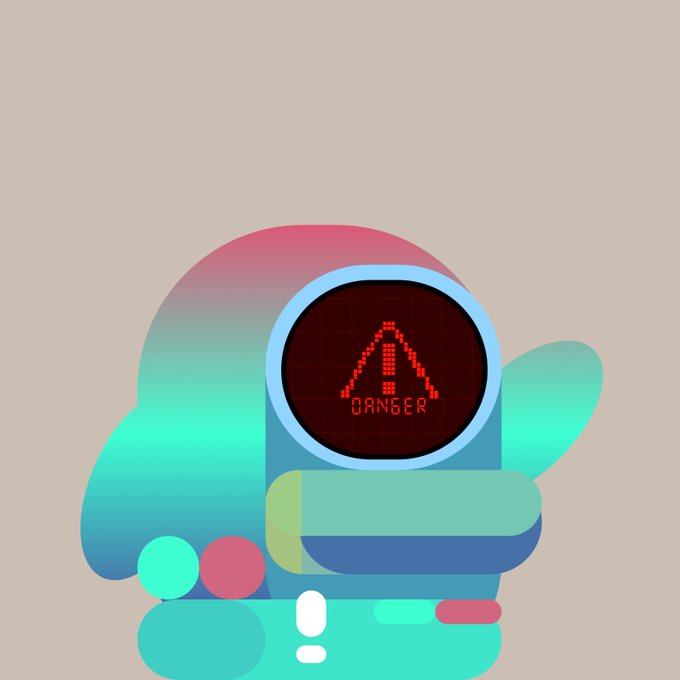 A stylized colorful helmet with a digital "DANGER" warning display is paired with an announcement that collaboration spots are nearly filled and new Beppolist opportunities are coming soon.