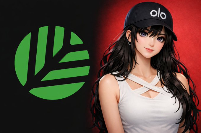 The image features an illustration of a woman wearing a white tank top, with long brown hair. She has a black baseball cap on her head. The background of the image is red, which contrasts with the green logo that is placed behind the woman's head. The text in the image reads "Good Afternoon Every step taken today brings us closer to a more decentralized and empowered future. Thank you to the @CNPYNetwork community for your continued support and belief in the journey."