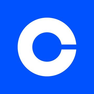 This image displays the Coinbase logo, representing the company's preparation of Bitcoin for the quantum era with a post-quantum custody system and funding of security research.