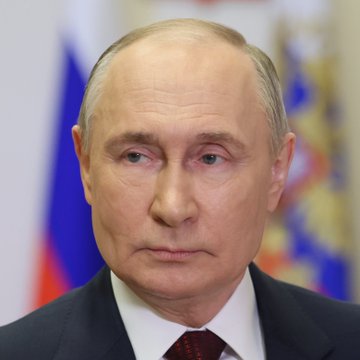 Russian President Vladimir Putin, whose government has issued an international arrest warrant for Telegram founder Pavel Durov, is seen in this image. Russia alleges Durov facilitated terrorism through the platform.