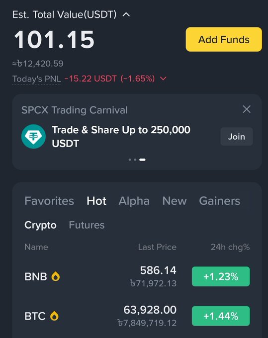 The image shows a closeup of an application screen displaying the Bitcoin and Ethereum exchange rates. On this screen, there are various cryptocurrency symbols such as "Btc", "ETH", and "BTC", along with their respective prices. To the right side of the screen, there is a text box that says "Add funds", presumably for purchasing more cryptocurrencies from the exchange platform. The image also includes several mentions of followers and like tags on social media, which indicates that the app might be promoting or tracking users' activity. Overall, the photo presents an overview of how the Bitcoin and Ethereum exchanges are functioning in a digital marketplace.