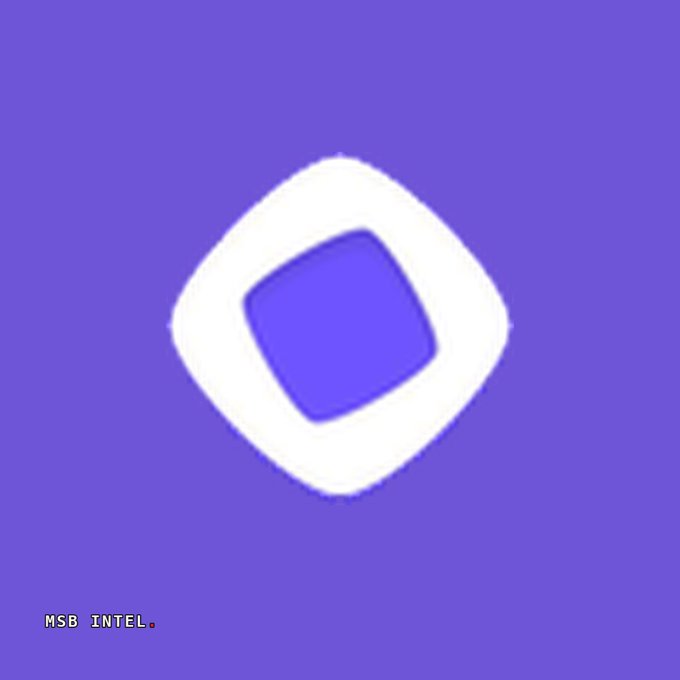 A purple icon with a white rounded square containing a smaller purple square, with text "MSB INTEL." in the bottom left.