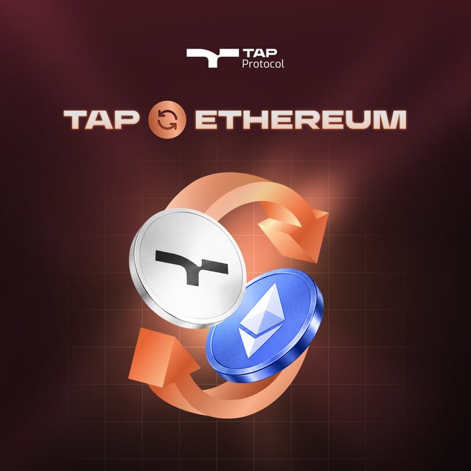 𝐓𝐀𝐏 𝐂𝐫𝐨𝐬𝐃𝐄𝐗 Chain is a popular Ethereum project that allows users to create their own chains, perform transactions on top of them, and even mine new blocks for the chain. The post suggests that all Ethereum users will have access to permissionless swaps with Bitcoin assets on TAP. This means they can easily exchange Bitcoin for Ethereum or vice versa without needing to spend any Bitcoins. It also implies that the user's wallet is connected to the TAP CrossDEX network, which facilitates seamless transactions and exchanges between different cryptocurrency platforms.