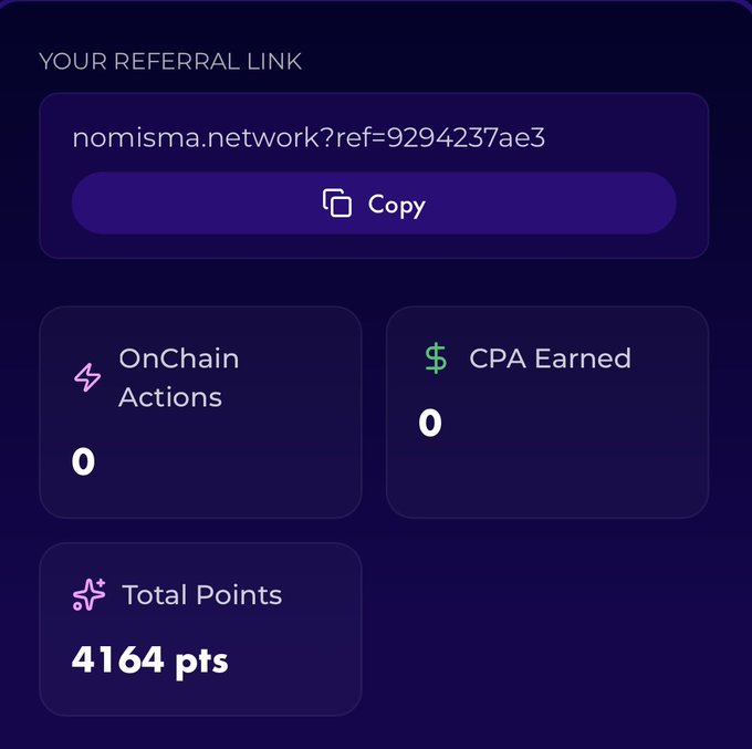 The image shows the progress bar for a diving season 3 challenge, with the total number of points accumulated at 4164 points and the total time spent at approximately 1 hour and 11 minutes. The title of the post reads "Diving into season3 rewards @NomismaNetwork but it's not just about grinding tasks, there’s an important layer most people are missing the activity multiplier. This is not a bonus, this is a fundamental part of getting those big rewards they talk about". The image focuses on the progress bar and time spent during the challenge and includes relevant information regarding the competition rules in the context provided by the post.