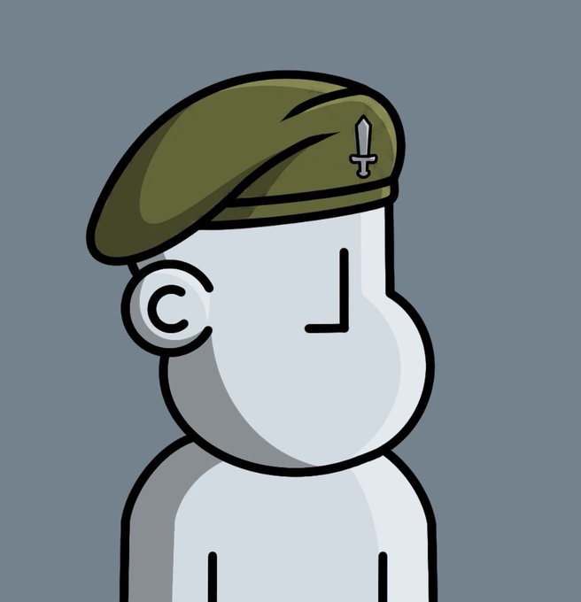 The image features a cartoon character, likely a man or boy, wearing a hat with a sword on top of it. The character appears to be looking off into the distance, possibly lost in thought or daydreaming. In the background, there is a text that reads "Make sure to have at least one @npconchain in your wallet. Floor is lava". This message seems to be related to the cartoon character's hat and its unique design with a sword on top of it. The presence of this text suggests that the image might be promoting an idea or concept, possibly related to self-defense or personal safety.
