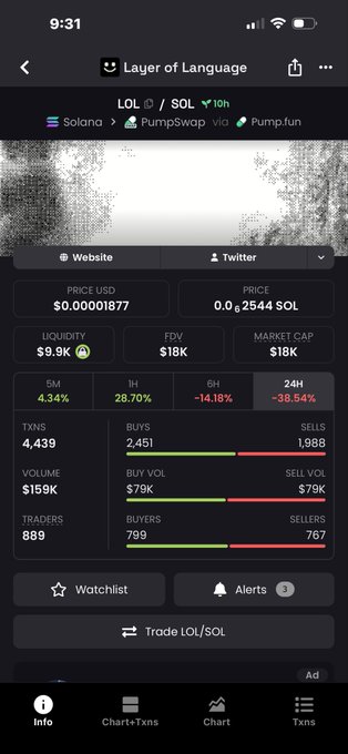 The image shows a screen with information about different stock trading platforms displayed, including one called "@txdot lol @18K mc. If it's not a larp there's no reason why it can't speedrun to millions like C0mpute." The user interface has several options and details, making it easy for the viewer to understand each feature and its significance in the context of trading platforms.