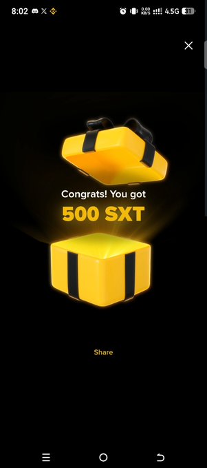 The image shows an advertisement for a mobile app called "500SXT Trial fund" that allows users to invest in a new cryptocurrency called Solana. The app has been recently launched, and there are two yellow boxes displayed on the screen, one of which is open, revealing its contents. The post also mentions that the app was developed by FinHex International, an exchange based in Switzerland, and it's designed for users to invest in Solana. The image seems to be promoting a new product or service related to cryptocurrency investing, with the focus on the user experience and convenience of using the app.