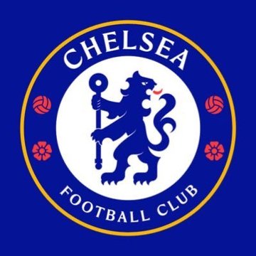 The image displays the Chelsea Football Club crest, featuring a blue lion holding a staff on a circular blue and gold emblem with "CHELSEA" and "FOOTBALL CLUB" text, alongside red football and rose motifs. This crest represents the club entering a new partnership with Circle to feature USDC stablecoin branding on team shirts starting from the 2026/27 season.