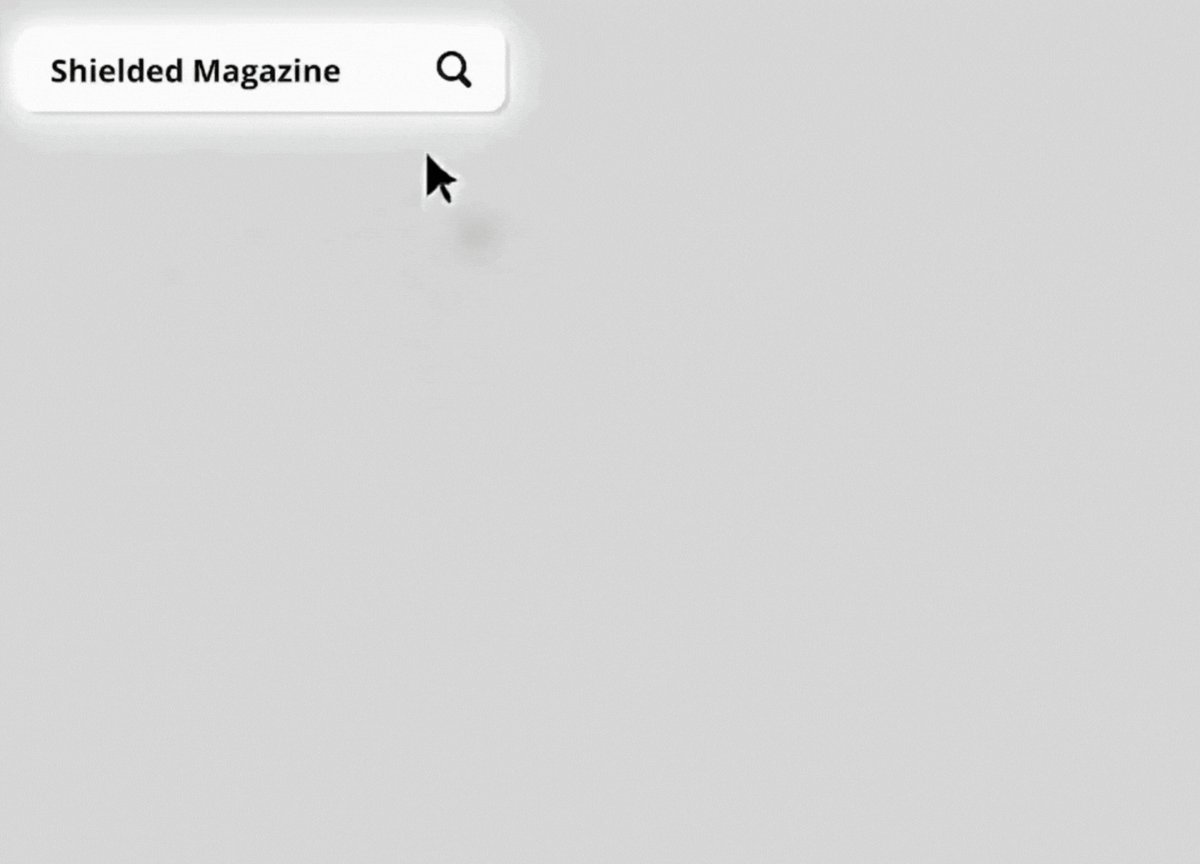 The image shows a computer screen with a white background, displaying a webpage that says "Shielded Magazine #23 Auditoria IA Least Authority @ZcashFoundation Atualizações Zodl sobre Zcash Vulnerabilidade Orchard por zcko". The post is about the magazine and its website.