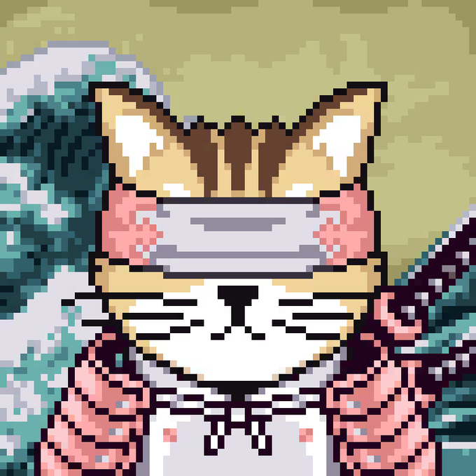 A pixel art image features a white Shiba Inu dog wearing a white face mask and hoodie, with its paws raised in a grateful gesture. The image visually represents the "Shibutis" NFT collection mentioned in the post, which has been restored on OpenSea thanks to their support team's quick assistance.