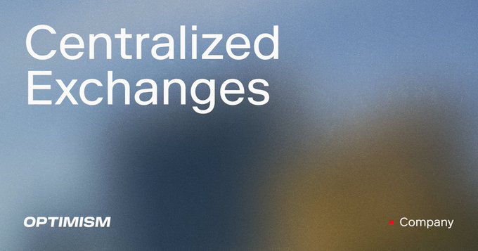 The image features a banner with white text that reads "Centralized exchanges", followed by an image of a blurred background, which appears to be a cloudy sky or foggy day. The text and image are arranged in such a way that they create a sense of depth and perspective, drawing the viewer's attention towards the central message of the post.