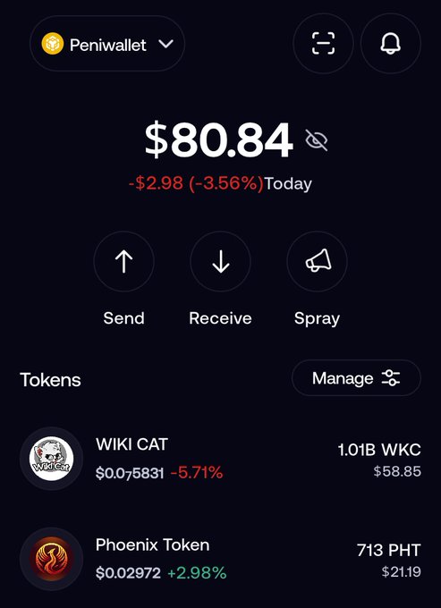 The image shows a phone screen displaying a message about a recent transaction, possibly related to cryptocurrency trading. The text on the screen reads "Congratulations to me After several months of saving I finally hit 1B $WKC It' s a very big achievement for me wey no guide like una So I deserve my flowers And also I intend to hold till $WKC gets to 0.01 if not I'm not selling no matter how many years it takes." The screen is divided into two sections, with the left side showing the transaction details and the right side displaying a message congratulating the user on their achievement.