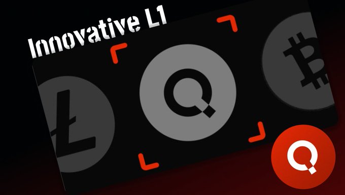 The image shows a black background with three circles, each containing an L1 symbol. The text "innovative L1" is written above the circles, indicating that they are related to innovative technology or ideas. The caption below the image reads "There are different L1s in the space, but most of them lack the quality tech", suggesting a discussion about the differences between various types of L1s and their potential uses.