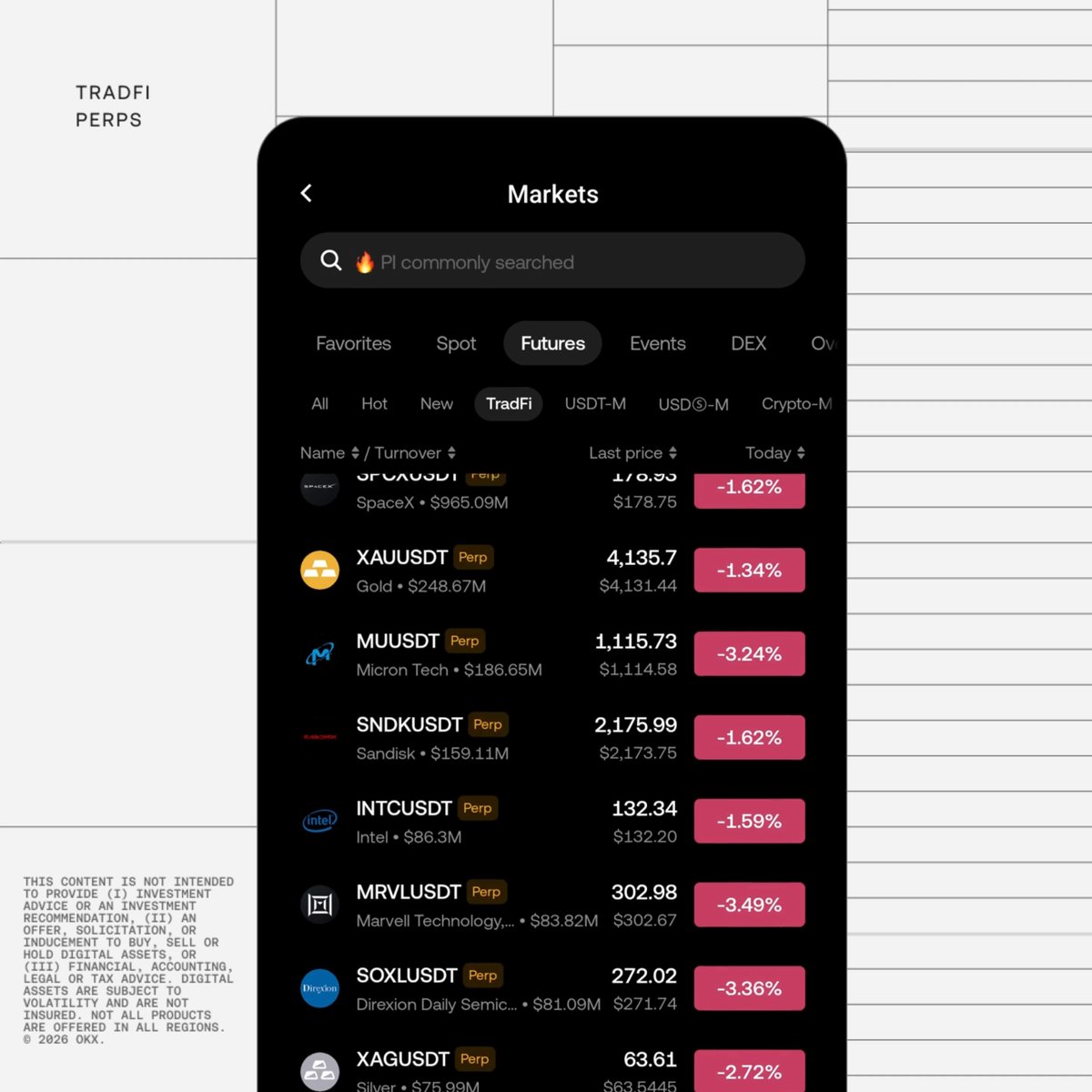 In the image, there's a smartphone with the screen displaying various data and information related to trading in financial markets. The primary focus appears to be tracking the right data, such as daily volume, open interest shifts, and news feeds of different stocks. Additionally, OKX is featured on the phone, indicating that it might be a trading platform or an application used for monitoring stock prices. The post suggests that the user should pay attention to these factors while analyzing market trends in order to make informed investment decisions.