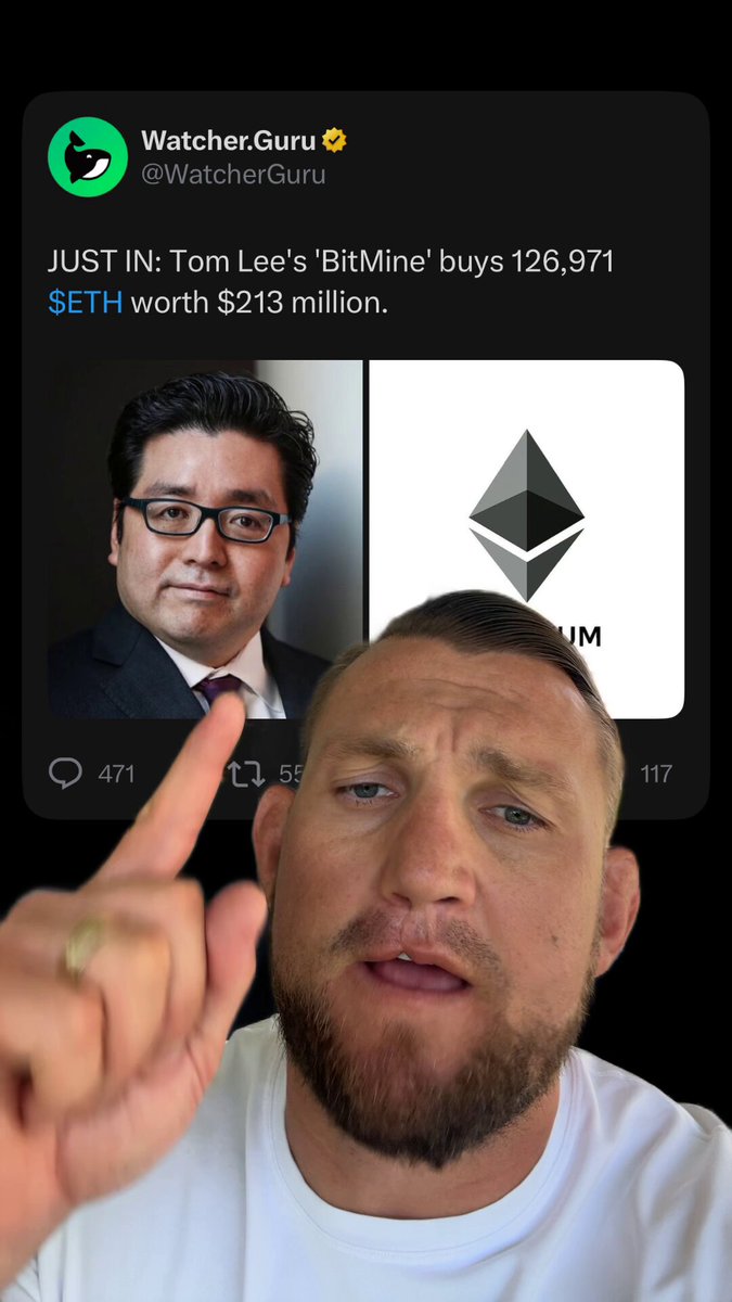"How does this story end? #Ethereum: ...most TVL ...largest stablecoin ecosystem ...most institutional interest Will Tom Lee go down as the biggest failure in crypto... or one of the biggest geniuses?".
