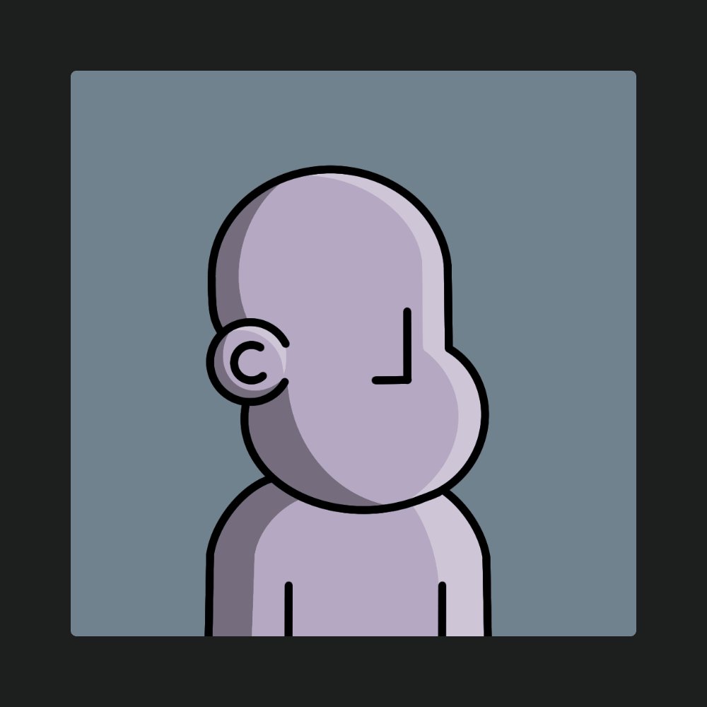 The image features a cartoon character with a large head, depicted as a purple blob against a dark blue background. The character has one ear and one eye, giving them a unique appearance. The caption below the image reads "most projects ask for attention @npconchain asks for creativity thats a big difference". This suggests that the image is likely related to a project or discussion about the differences between cartoon characters and real-life people in terms of their appearances and characteristics.

The character's large head, one ear, and one eye make them stand out against the dark blue background, drawing attention to their unique features. The caption emphasizes this point by highlighting that most projects ask for creativity while asking about the differences between cartoon characters and real-life people.
