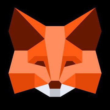 Geometric low-poly illustration of a fox face rendered in shades of orange and brown on a dark background.