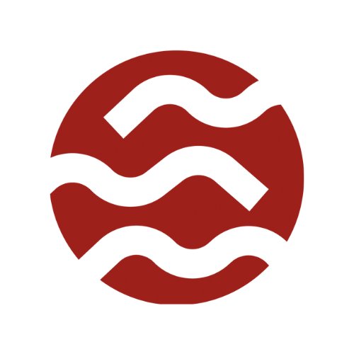 The image features a red circle with white wavy lines inside of it, which appears to be a logo or symbol for a company named Sei Network. The text "Sei Network" is written below the logo, indicating that this is a part of their branding. The background color of the image is white, and there are no other objects in the picture. The focus on the logo and its details suggests that it might be related to an article or post about Sei Network's activities or achievements.