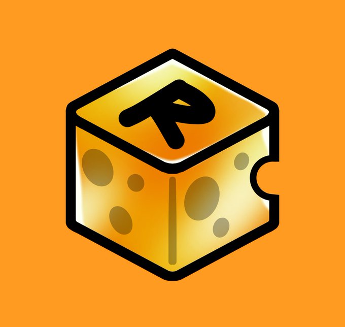 The image features an orange square with a black "R" on top, which appears to be a logo or icon related to a game or event. It seems that this logo might be associated with a gaming platform called "The Relics". The text in the image reads "The Relics will begin appearing on June 8", indicating that the game is about to launch and people can expect to receive their personalized 1/1 NFTs soon after.