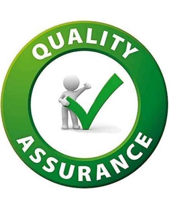 The image features a green circle with a white "Quality Assurance" logo inside of it. A person holding up a green checkmark or a green "OK" symbol is standing next to this logo, indicating that they are satisfied with the quality assurance process. The text in the image reads "#Bittensor #BittensorScam #Crypto users should be cautious of anyone requesting seed phrases or wallet recovery credentials."