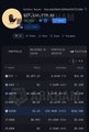 A dark-themed mobile app interface showing a top trade row of 877,506,275.89 tokens (likely $ENA) with a strip of profile icons beneath, followed by a "Holders" tab listing multiple ranked wallet addresses with their token balances and percentage holdings, visually confirming the "Holder $ENA hari ini" caption about today's ENA token holders.