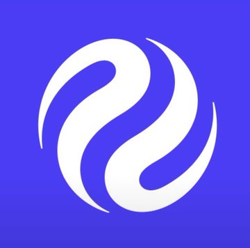 This image is the logo for Injective, a blockchain platform that has been listed as native on Coinbase, allowing users direct access to the INJ token without needing the ERC-20 version.
