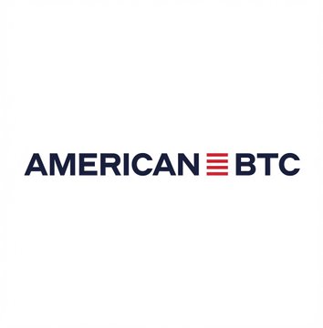 American Bitcoin (AMERICAN BTC) logo on a white background.