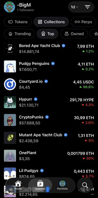The image shows a phone screen displaying various cryptocurrency trading options, including Bitcoin, Etherium, and Ripple. The user interface appears clean and modern with a focus on ease of use. The post about the new app suggests that the user might find it helpful in managing their crypto investments or transactions more efficiently.