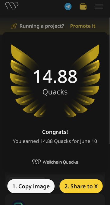 The image displays a smartphone screen with information about the Quacks app that allows users to earn Quacks for engaging in discussions or sharing related content with other users. The app uses social influence analysis to identify real contributors who actively engage with the platform's community, helping grow and expand the network of connections within ecosystems. Users are rewarded with Quacks based on their contributions, rather than being penalized by spam messages.