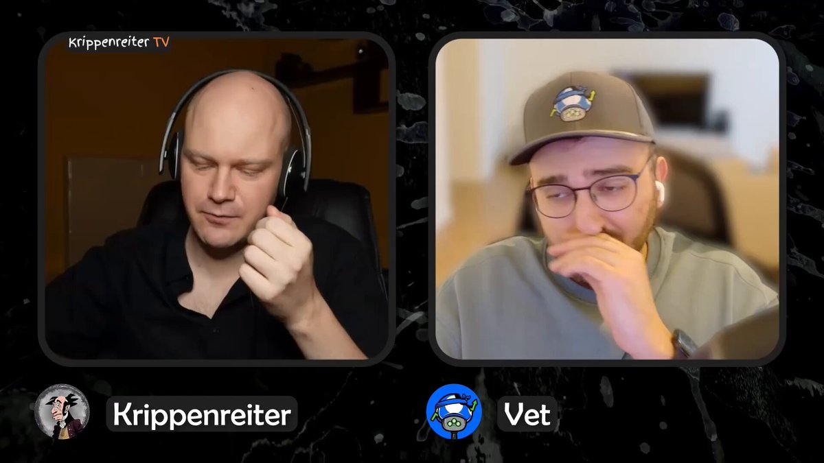 The image shows two men talking over a video call, with one man wearing headphones while the other has glasses on his face. The caption for the image reads "Do you know why you hold XRP? XRP - No counterfeiting - No central authority - Jurisdictionless - Censorship resistant - Capped - deflationary supply - Rules enforced by the XRP blockchain". This information is related to a post about XRP, which discusses its features and benefits.