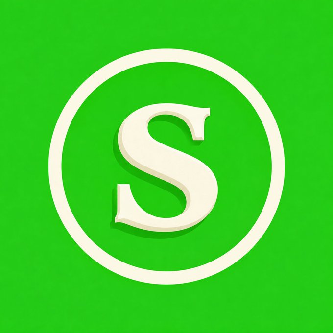 A green square logo featuring a white letter 'S' enclosed within a circular ring, resembling the Story Protocol or Sonic logo.