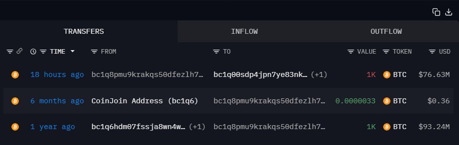 xtrp transfers are displayed on a webpage, with the source and destination addresses shown in red text boxes.