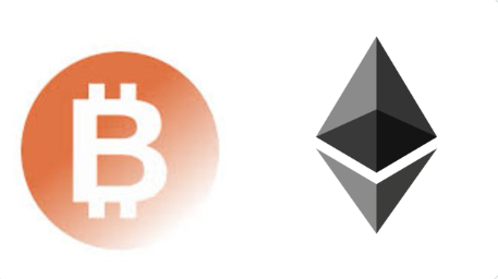 Bitcoin and Ethereum logos displayed alongside news of Bitmine's $74 million Ethereum treasury purchase. The image illustrates the cryptocurrency involved in the major institutional acquisition.