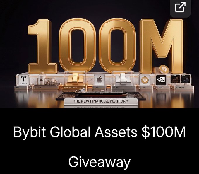 The image is an advertisement for a contest that involves creating a new financial platform using Bitcoin Global Assets. In this competition, the aim is to create an innovative platform with an innovative purpose - a new way of trading or investing in Bitcoin and other virtual assets such as digital art pieces. To participate in the contest, users must register and provide their KYC (Know Your Customer) information along with the deposit required for a $1,000 reward. The post also mentions that there is only 18 days left to share it on social media using the hashtag #BybitGlobalAssets100M Giveaway.