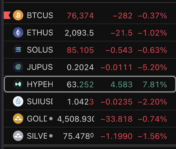 The image shows a computer screen displaying a table of cryptocurrency prices, with each row representing a different cryptocurrency and columns showing the current price and change from the previous day. The table includes Bitcoin, Ethus, Solus, Hypeh, and other cryptocurrencies such as Golf, Silve, and others. The post in question is titled "wtf $HYPE". This suggests that there might be some confusion or uncertainty about the cryptocurrency prices displayed on the screen, possibly due to a lack of understanding of the specific terms used for each cryptocurrency.