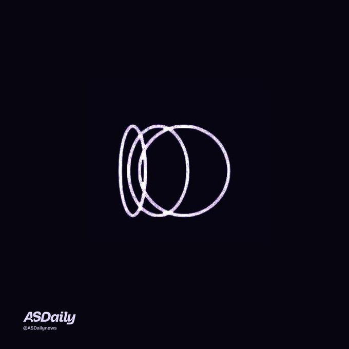 The image features a minimalist white line drawing of a wallet on a dark navy background, symbolizing the Peniwallet logo/brand. The "ASDaily @ASDailynews" watermark appears in the bottom left corner, tying the visual representation of a wallet to the news of Peniwallet beginning Pi Network development and integration within two months.