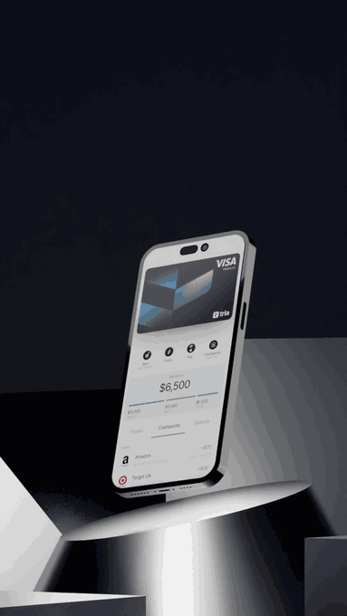 The image features an upside-down smartphone with a $50.00 transaction displayed on its screen, placed on top of some blocks in a dark room. The backdrop is black, providing a stark contrast that makes the phone and its contents stand out prominently. In the surrounding area, there are additional blocks scattered at various locations, creating an environment where digital transactions take center stage.