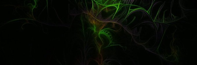 A dark, abstract digital artwork featuring swirling, luminous green and faint purple web-like filaments against a black background, visually echoing the post’s theme of an emerging yet undiscovered opportunity. The glowing threads weaving through the darkness symbolize $FEBU's early momentum gaining attention beneath the surface noise of the market.