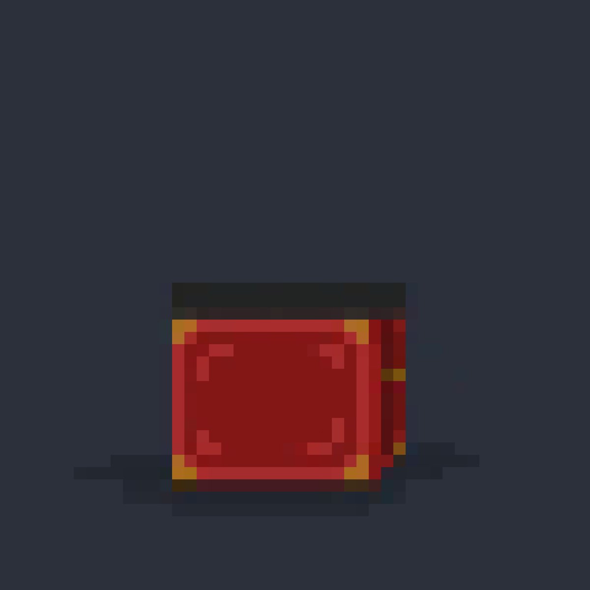 The image features a small red book with gold trim, placed against a dark background. The book appears to be open, as if someone has just finished reading or preparing to read from it. The text "ᵀᵃᵉ" is visible in the image, which could potentially be part of the title or author's name.