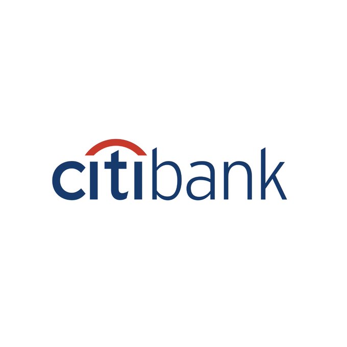 The Citibank logo featuring the word 'citibank' in blue lowercase letters with a red arc above the 't'.
