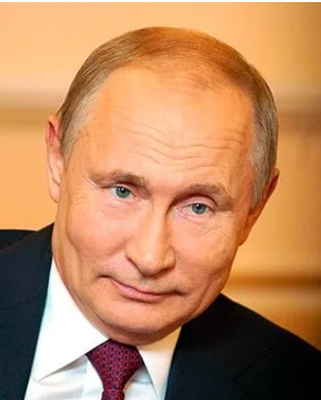 This image shows Vladimir Putin, the Russian President, whose government has just legalized Bitcoin and crypto trading in Russia. The accompanying text details the new regulations, including the effective date, retail limits, and supported cryptocurrencies.