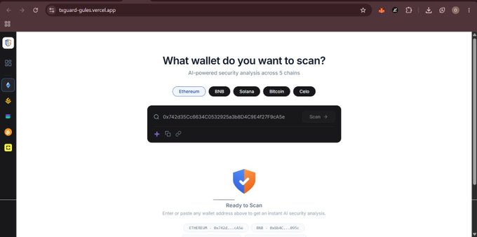 "A sneak peek of what's cooking at TxGuard! Following feedback from @OfficeHours , weiterated fast to make wallet safety even smoother. Here's what' s coming next!".