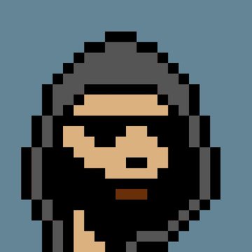 The image shows a man wearing a black hoodie with sunglasses and a beard. The man has a serious expression on his face as he looks directly at the camera, appearing to be from the early 2000s. The caption below the image suggests that someone has bought this hoodie for a steal in 2021, and the seller has already lost money on it. This is an interesting and unusual way of looking at the man's face and the hat he is wearing.
