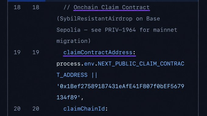 This image features a screenshot of an online code editor, possibly from a PostScript or .NET document, displaying the code for "claim", "process", "next public", "address", and "contrac". The code includes information on an air drop process, which appears to be involved in making a claim. The screenshot is presented against a light blue background with various elements, such as text boxes and numbers, indicating different aspects of the online coding environment.