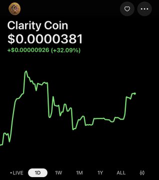 A Roblox-themed "Clarity Coin" meme token chart shows a price of $0.00000381 with a 32.09% daily gain (+$0.00000926), supporting the post's claim that the Clarity Act memecoin is surging ahead of its September 15 deadline.