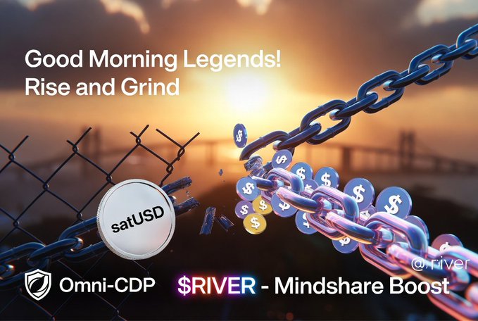 The image features a chain with dollar signs attached, symbolizing the concept of "rise and grind" as applied to cryptocurrency. The chain is connected to a fence, which could represent the barrier between traditional financial systems and new digital ones like blockchain technology. The text in the image reads "Good Morning, Legends! Rise and grind", emphasizing the idea that the world of cryptocurrency is constantly evolving and progressing.