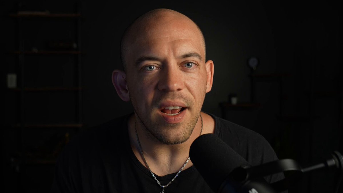 The image shows a bald man wearing a black shirt with a microphone in front of him, suggesting that he might be hosting or participating in an online event related to Bitcoin history. The caption reads "Thank you to @treechatai for sponsoring the History of Bitcoin Series! We are going live at 2PM EDT to discuss one of the most pivotal eras in Bitcoin: The First Shots of The Bitcoin Civil War, from 2013-2015."