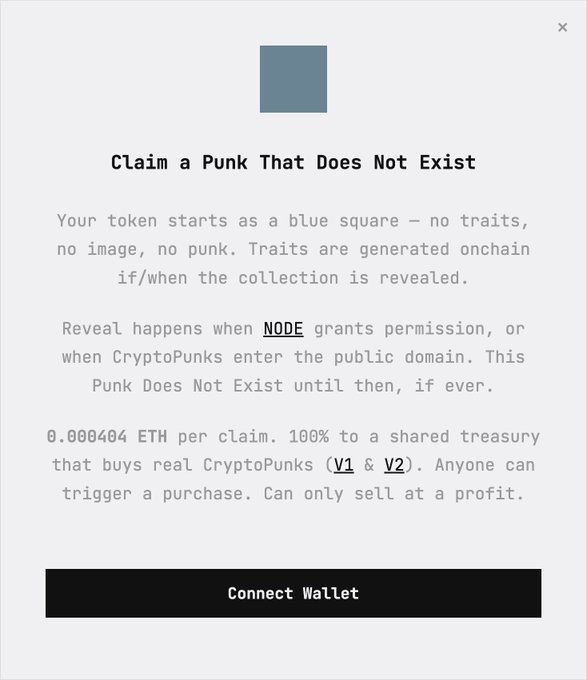 The image shows a screenshot of an online form or message box with text that reads "Claim a punk that does not exist". The focus of this claim is to prove that there are no punk rock bands, so the user must provide evidence to support their statement. The image also contains a link to a website where users can make a claim against punk rock bands if they believe it's true.